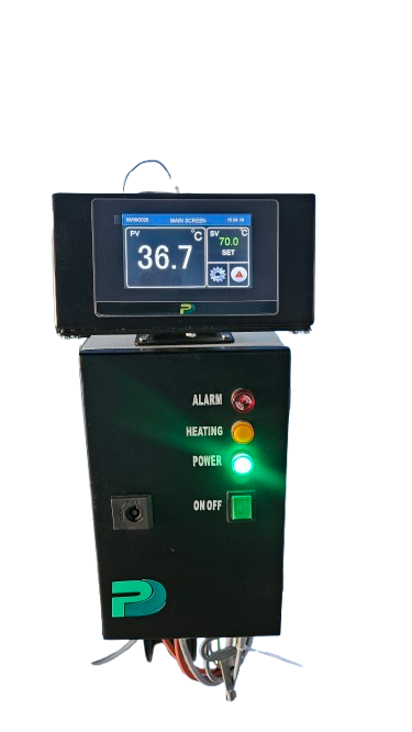 Digital temperature control cabinet for the Hopper Dryer
